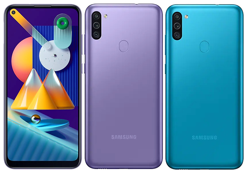 Представлены бюджетные смартфоны Samsung Galaxy M01 и Galaxy M11