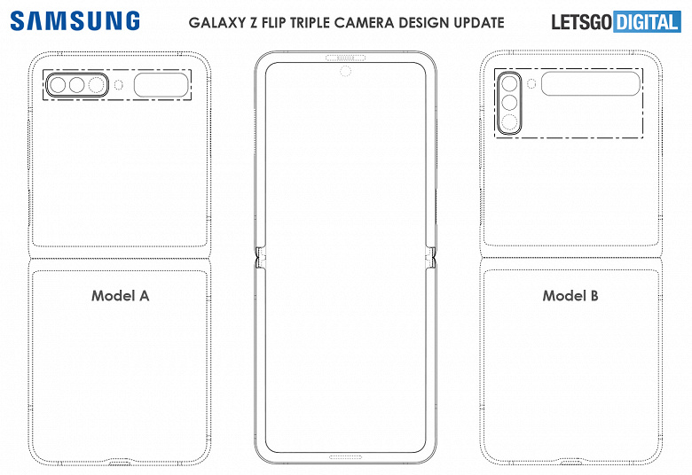 Samsung запатентовала новый дизайн преемника Galaxy Z Flip