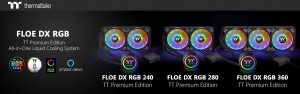 Thermaltake анонсировала систему охлаждения Floe DX AIO RGB