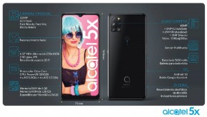 Смартфон Alcatel 5X с батареей 5000 мАч выпущен