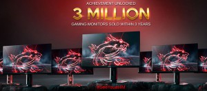 MSI продала три миллиона мониторов с 2016 года