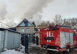 В частном секторе на Рабочей тушат пожар