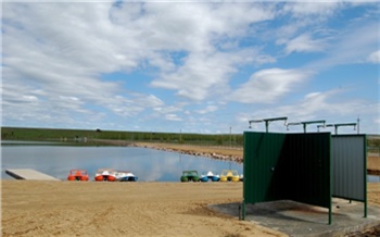 Под Красноярском открылся первый пляж