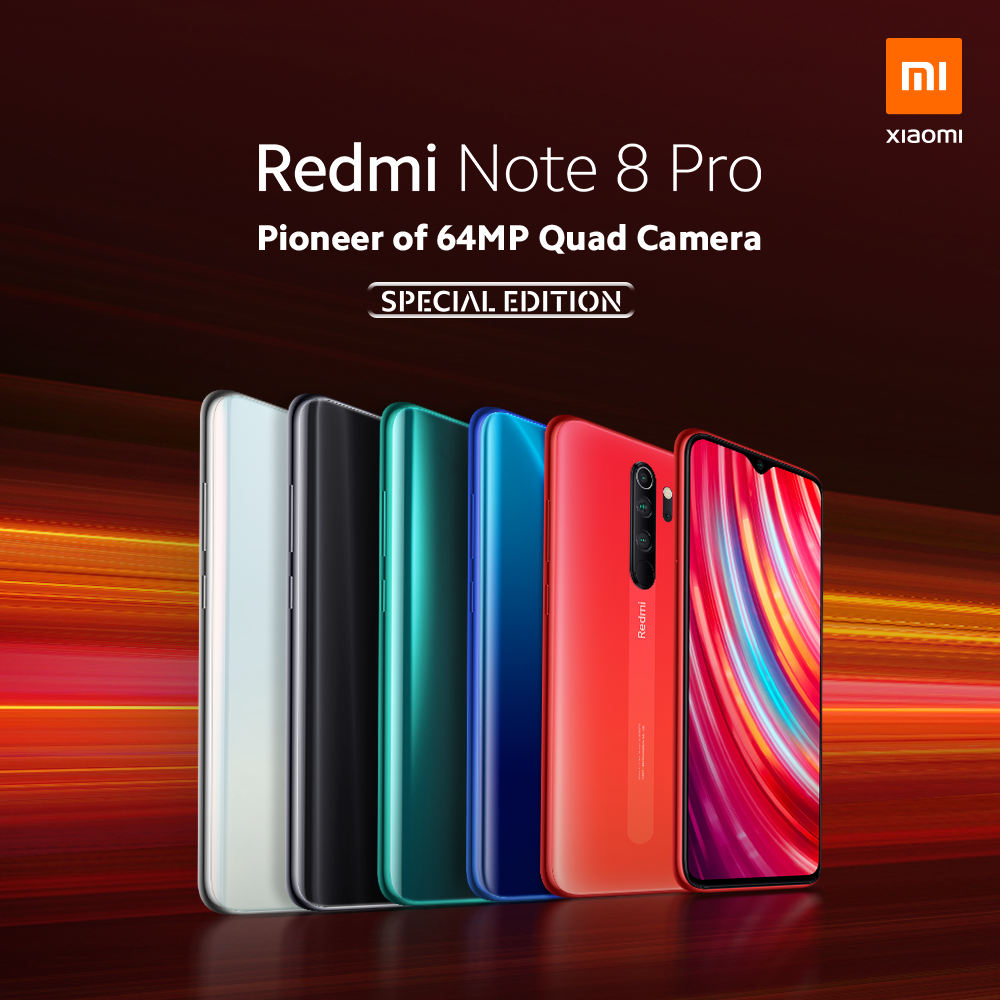 Смартфон Redmi Note 8 Pro вышел в новом цвете Coral Orange