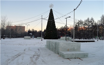 В Октябрьском районе Красноярска в ледовом городке появятся фигуры русских богатырей и Соловья-разбойника