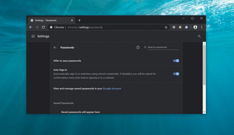 В Google Chrome улучшат работу с паролями для Windows 10