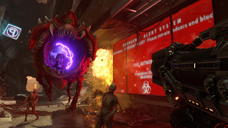 DOOM Eternal значительно превзошла прошлую часть по числу одновременных игроков в Steam