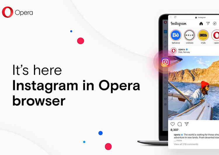 Вышла новая Opera 68 с быстрым доступом к Instagram