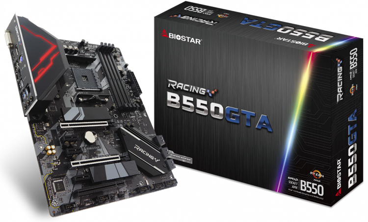 Biostar представила платы Racing B550GTA и B550GTQ для бюджетных систем на AMD Ryzen