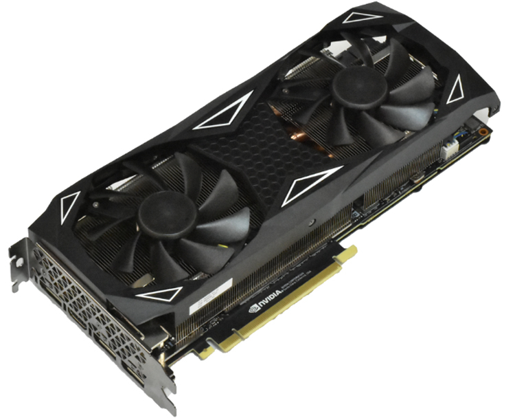 Ускоритель ELSA GeForce RTX 2070 Super Erazor X занимает 2,5 слота расширения