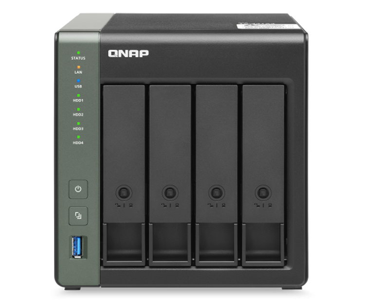 NAS-хранилище QNAP TS-431X3 на четыре накопителя получило порты 10GbE SFP+ и 2.5GbE