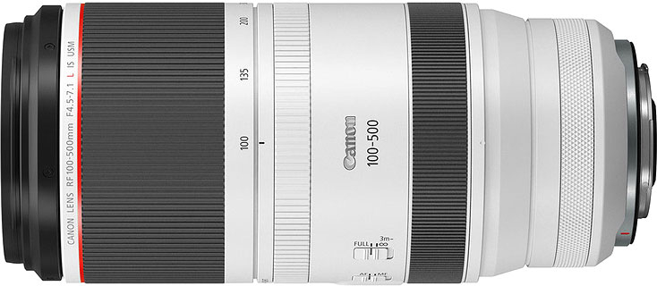 Canon представила RF 100–500 мм F4.5–7.1L IS USM — первый суперзум для байонета RF