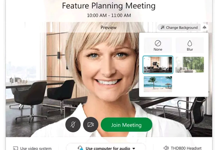 ПО Cisco Webex для видеоконференций теперь позволяет включать виртуальный фон