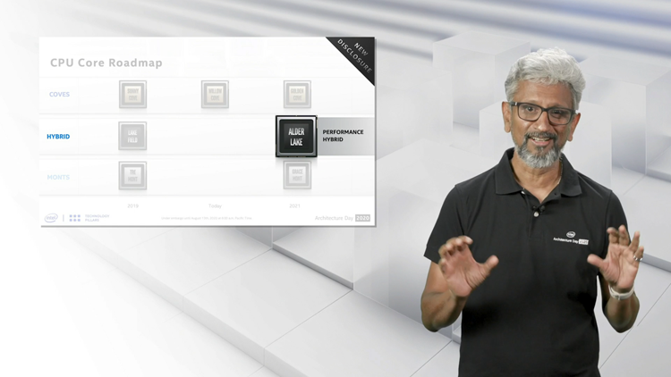 Intel подтвердила разработку процессоров Alder Lake с двумя видами ядер для клиентских систем