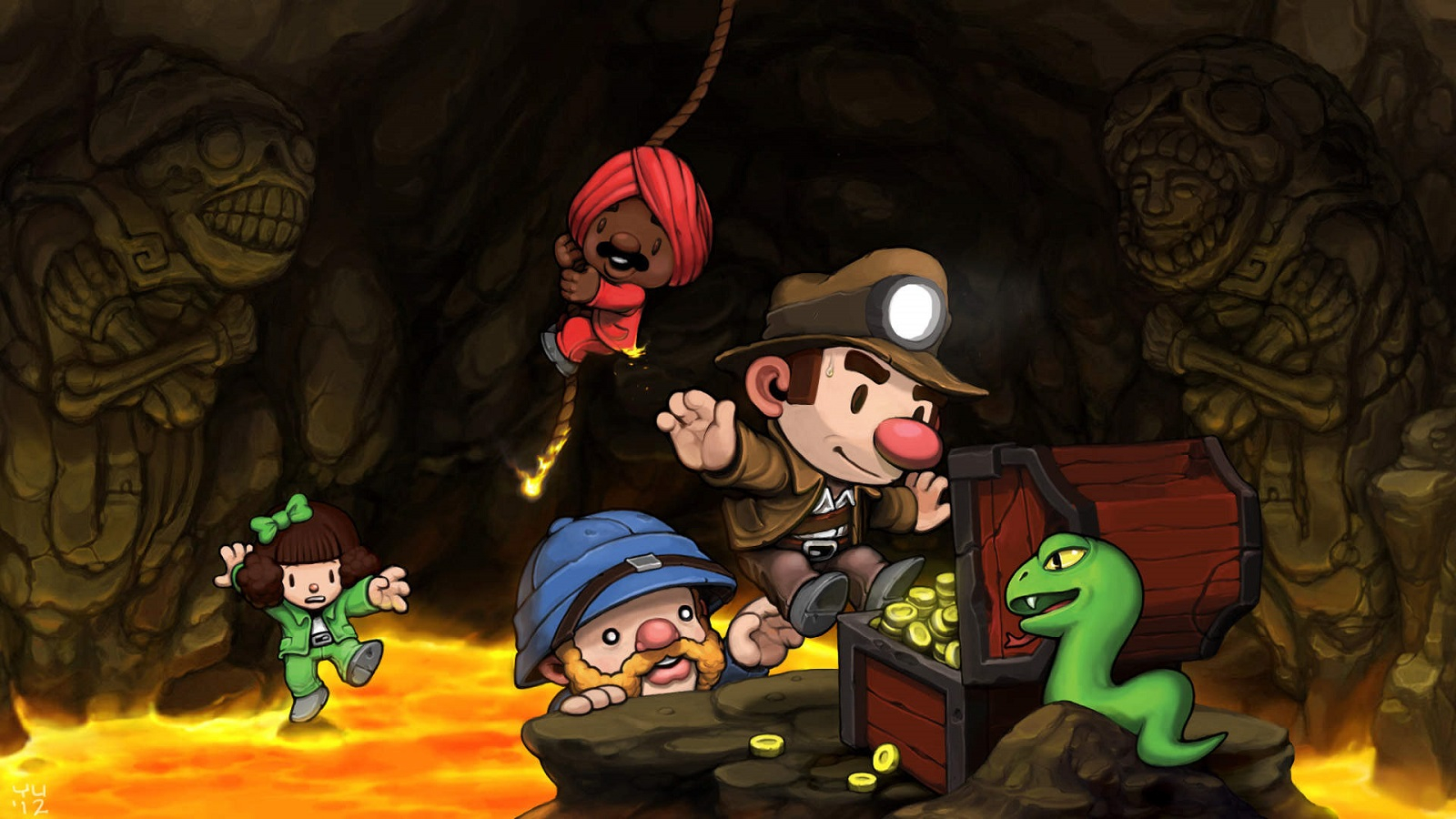 Spelunky и Spelunky 2 выйдут на Nintendo Switch летом 2021 года