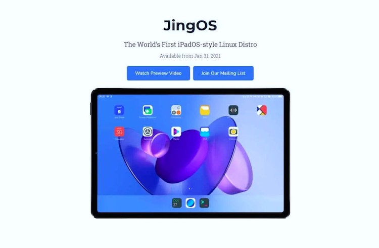 Представлен аналог iPadOS на базе Linux