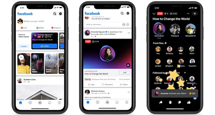Facebook запустила Live Audio Rooms и «Подкасты» — пока что сервисы доступны только в США