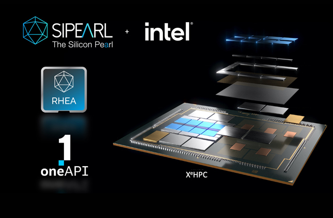 Европейские Arm-процессоры SiPearl Rhea получат поддержку ускорителей Intel Ponte Vechhio