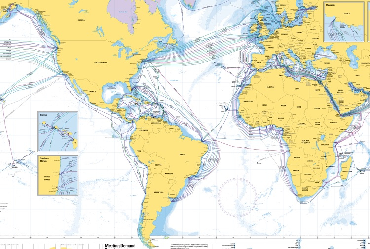 Затраты на новые подводные интернет-кабели в ближайшие два года резко вырастут и составят $10 млрд