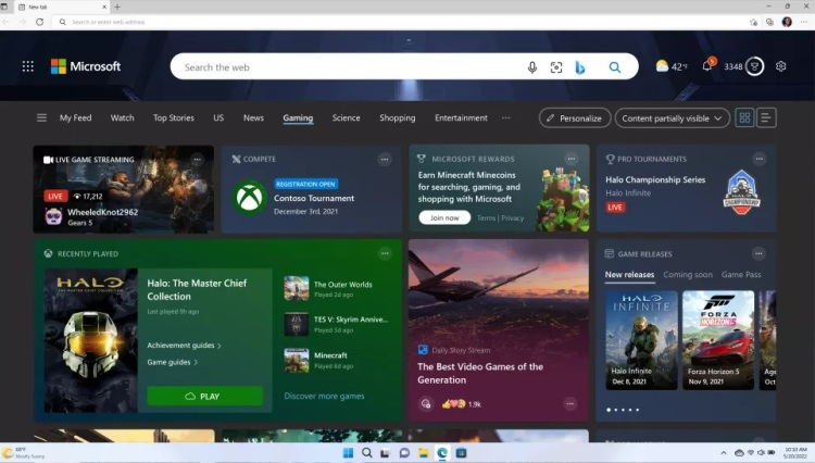 Браузер Microsoft Edge сможет освобождать ресурсы ПК для игр и получит другие игровые особенности