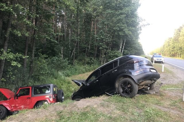 Три человека пострадали в ДТП в Брянском районе