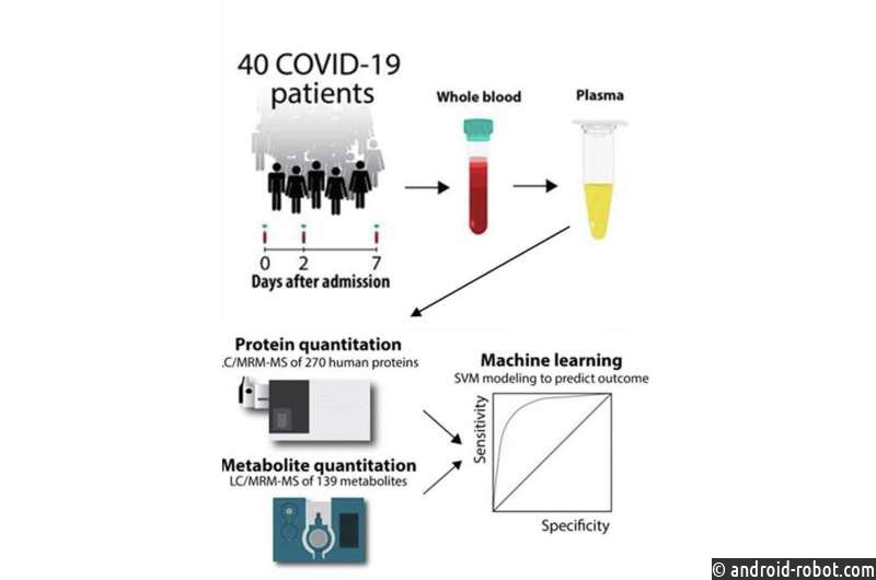 ИИ и количественная масс-спектрометрия предсказывают результаты лечения пациентов с COVID-19