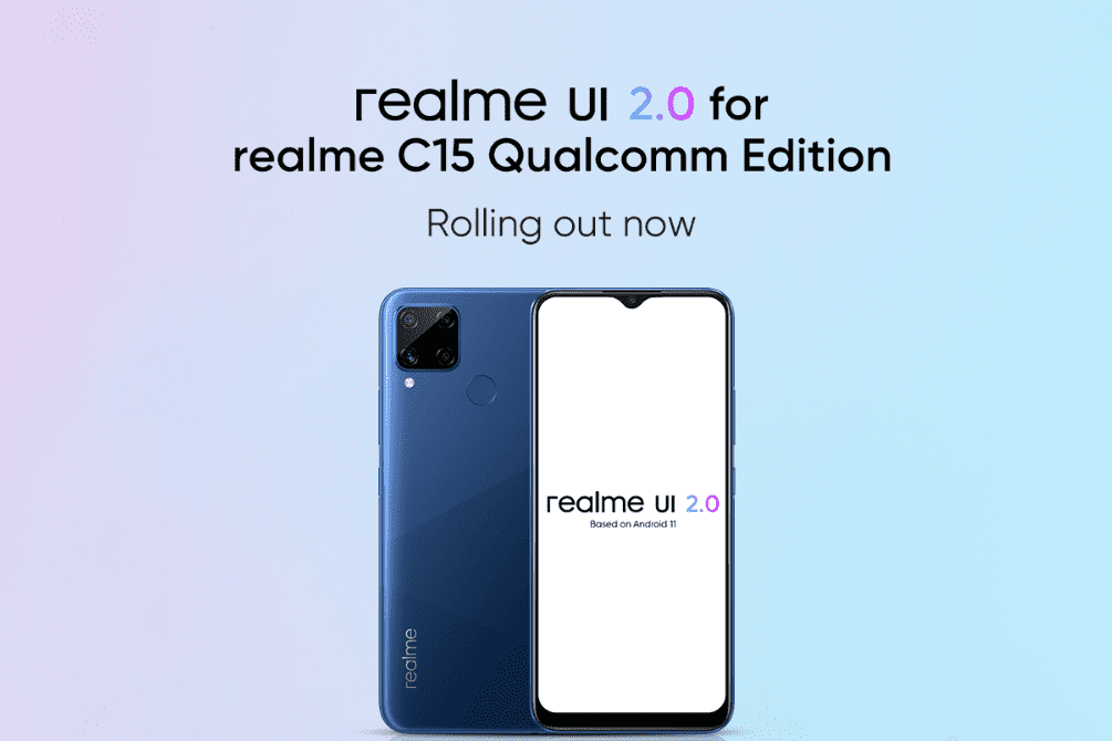 Realme C15 Qualcomm Edition получает стабильное обновление Android 11