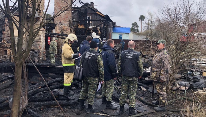 У сгоревшей в своем доме в Выборге многодетной семьи остался один ребенок