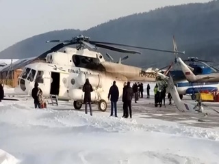 В Красноярском крае вертолет при взлете развалился на части