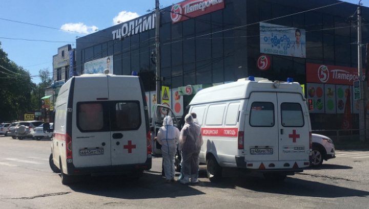 'Ковидная' скорая попала в аварию в Сызрани