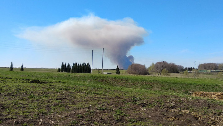 При взрыве на полигоне пострадали четверо военных