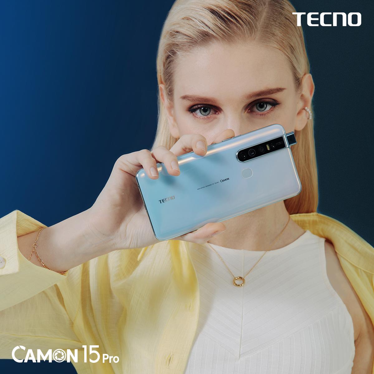 Смартфон Tecno CAMON 15 Pro пошёл в продажу