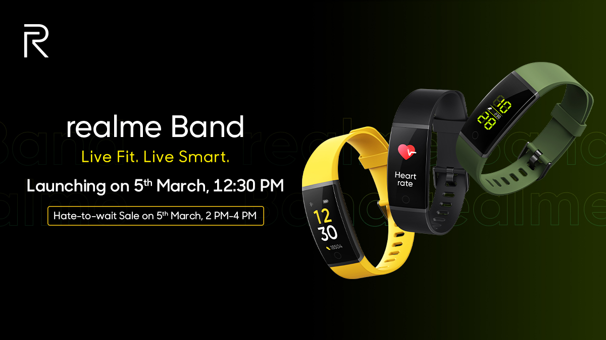 Realme готовит свой первый фитнес-трекер Realme Band с защитой от воды, датчиком ЧСС и зарядкой в ремешке