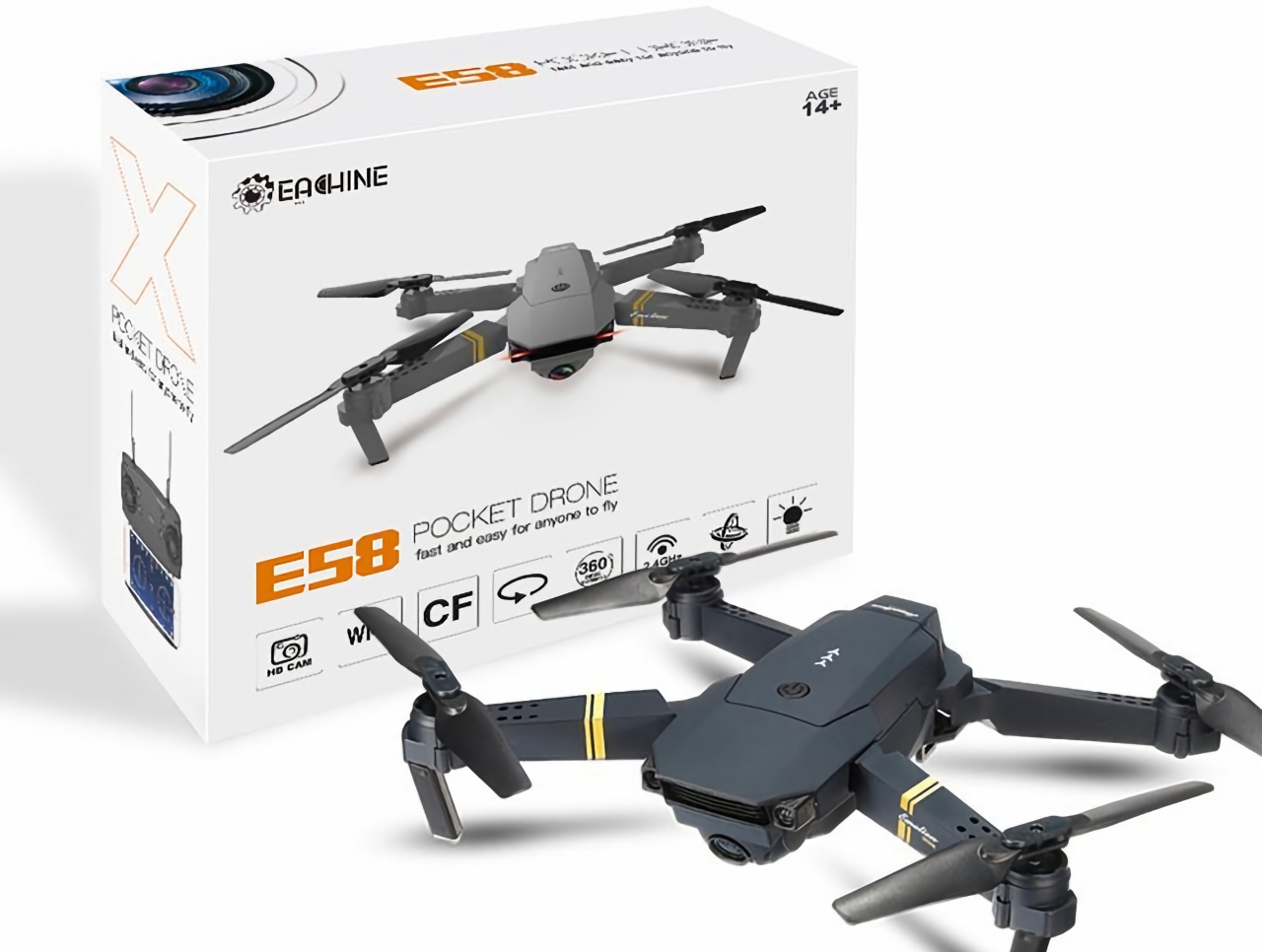 Eachine E58: самый продаваемый дрон на AliExpress