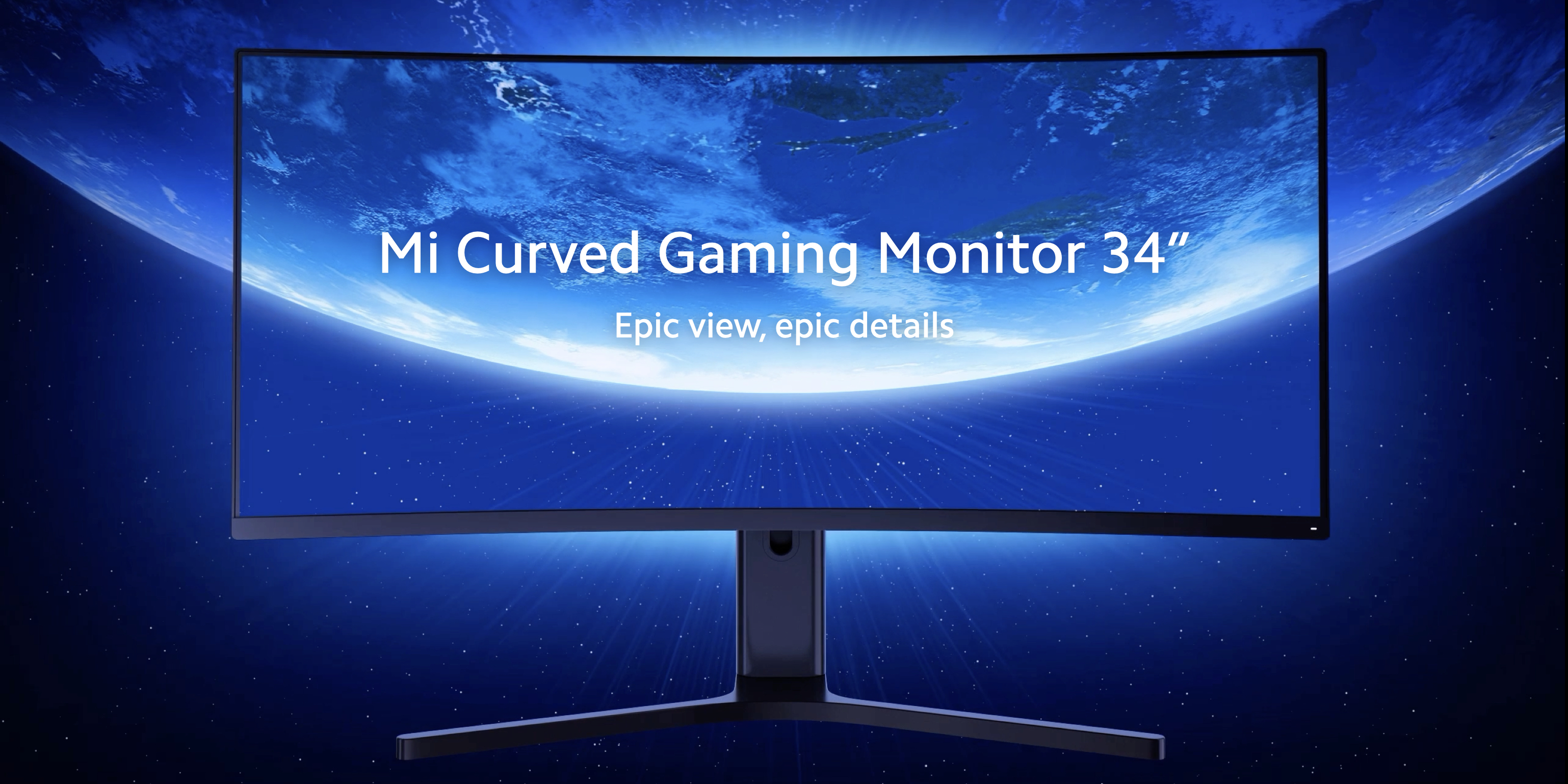 Xiaomi Mi Curved Gaming Monitor: 34' игровой монитор с частотой обновления 144 Гц за €400 (13 999 грн)