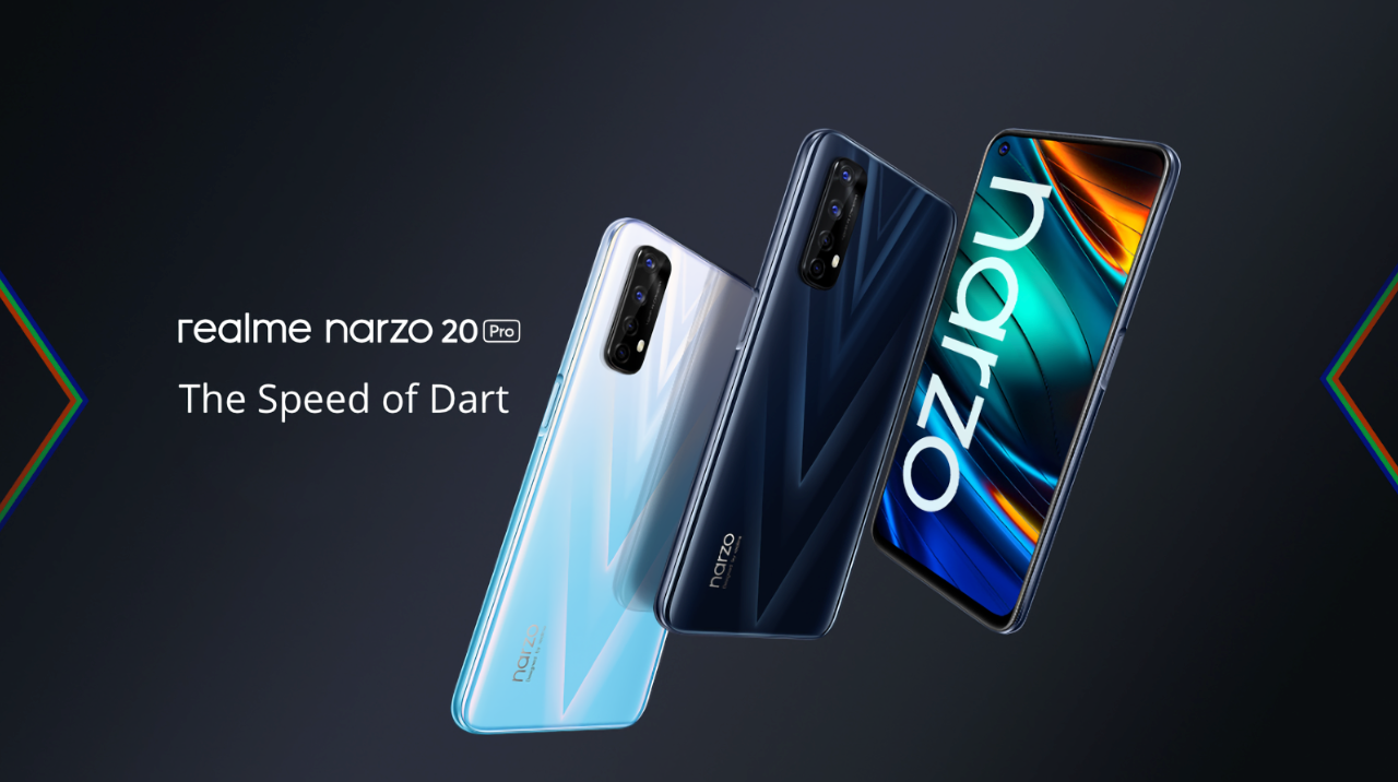 Realme представила Narzo 20, Narzo 20A и Narzo 20 Pro: бюджетные игровые смартфоны с ценником от $116 до $232