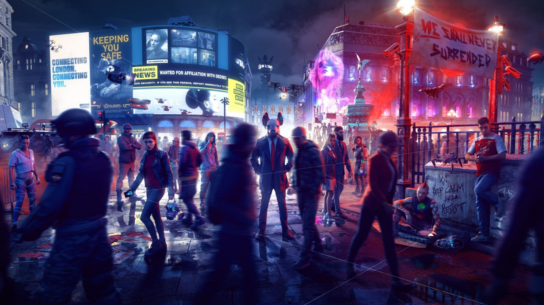 В марте Watch Dogs Legion получит онлайн-режим: не GTA Online, но будут кооперативные миссии и битвы роботов