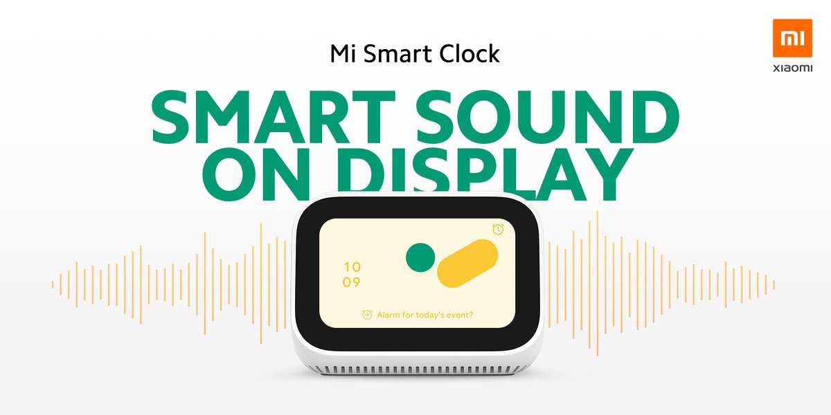 Xiaomi представила Mi Smart Clock: умный дисплей со встроенным Google Assistant и Chromecast за 49 евро