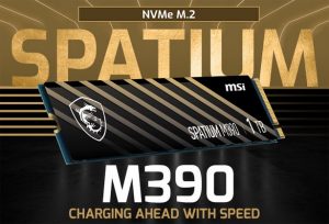 MSI Spatium M390 в формате М.2 2280 построены на 3D NAND и с контроллером Phison E15T