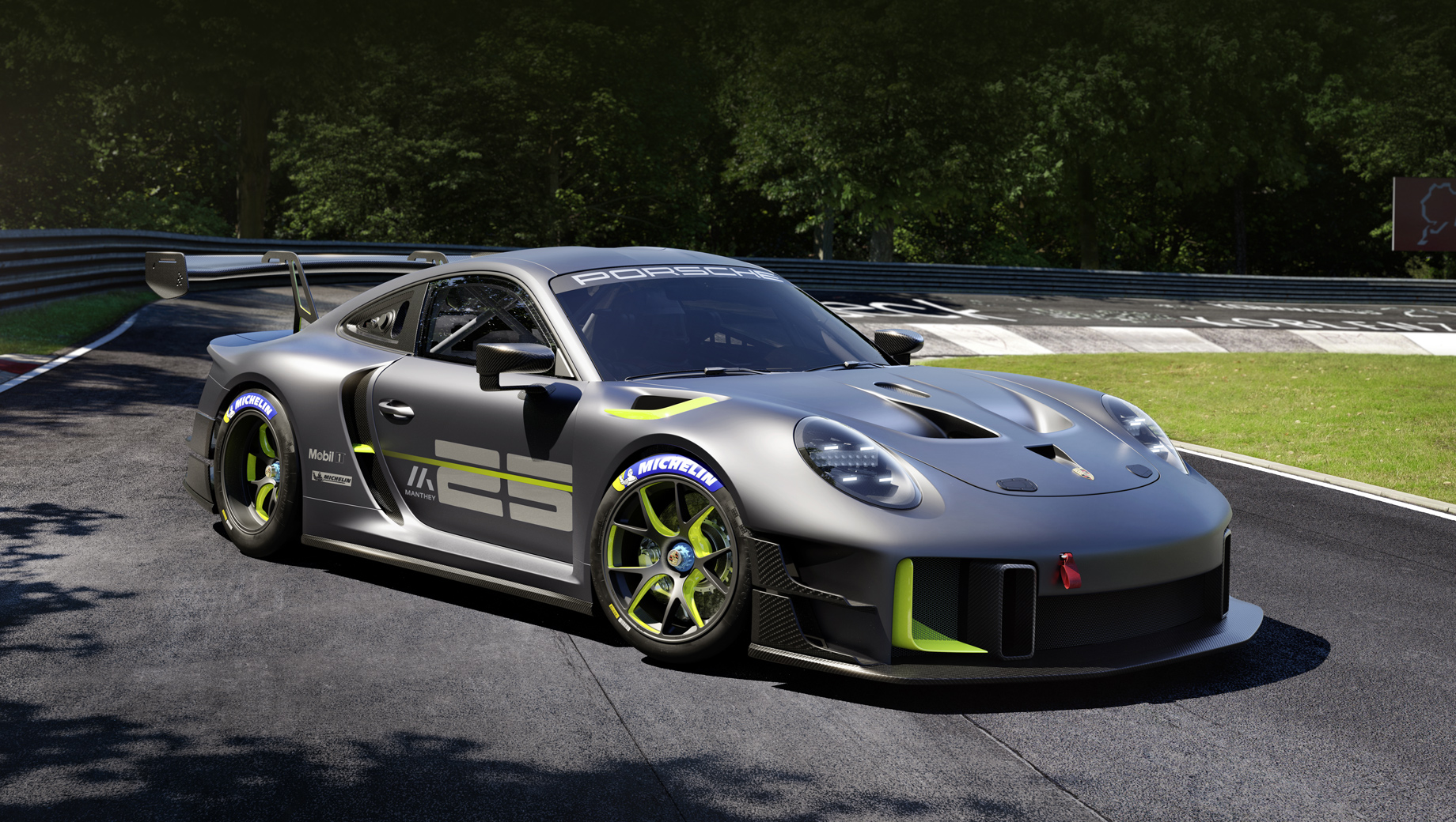 Porsche 911 GT2 RS Clubsport 25 отличился конструкцией