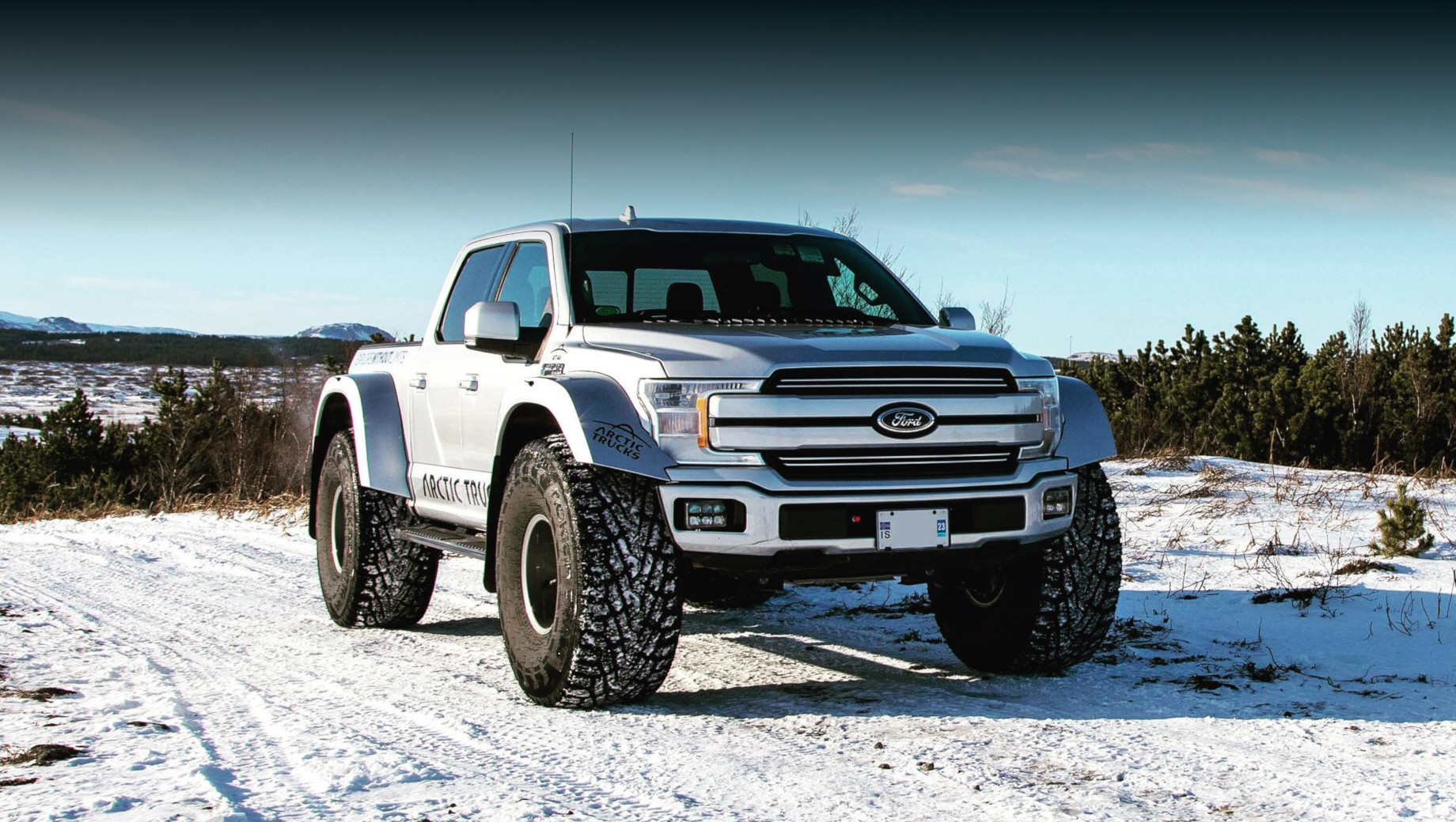 Ford F-150 AT44 проверил в снегах доработки от Arctic Trucks