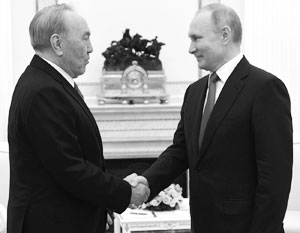 Путин записал видеопоздравление для Назарбаева