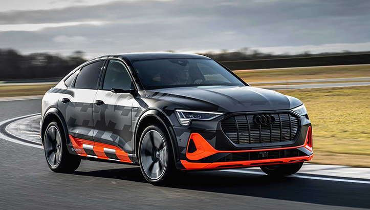 Audi анонсировала трехмоторные версии e-tron и e-tron Sportback