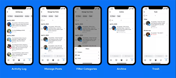 Facebook упрощает удаление старых публикаций