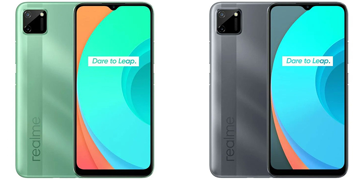 Realme C11: экран HD+, MediaTek Helio G35 и аккумулятор 5000 мА·ч