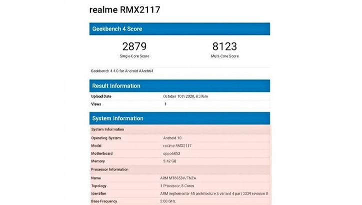 Realme Q2-nin xüsusiyyətləri açıqlandı