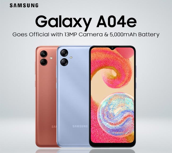 Samsung Galaxy A04e büdcə smartfonu təqdim edildi: bütün xüsusiyyətlər