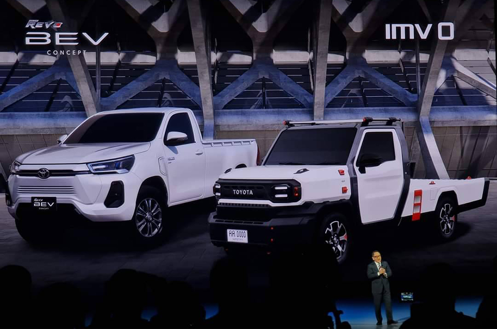 Toyota показала концепт электропикапа Hilux Revo BEV