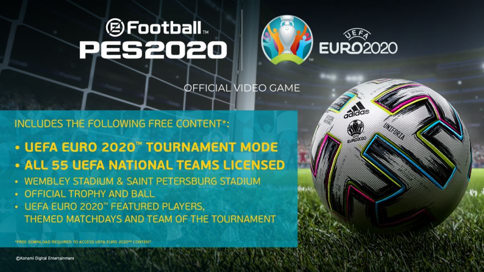 PES 2020: DLC Евро 2020 выйдет в следующем месяце