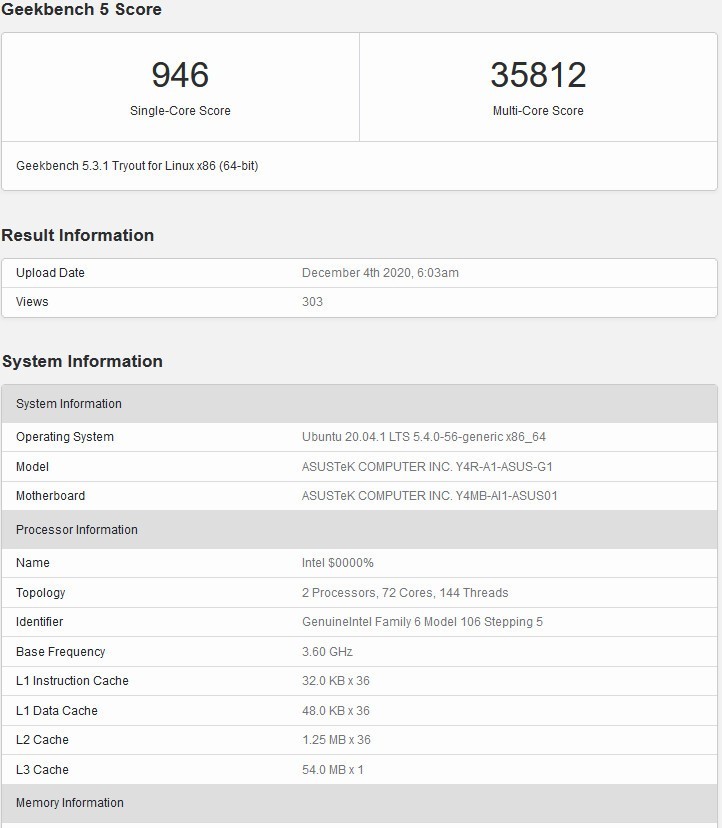 Процессоры Intel Ice Lake-SP будут 36-ядерными